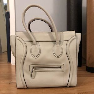Celine mini luggage tote (Lune)